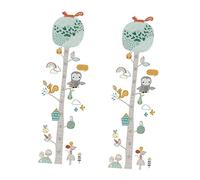 ULDIGI Toise Murale Animaux Colorés Pour Garçon Fille Stickers Décoratifs De Mesure De Hauteur Autocollants Muraux Amusants Pour Chambre Garçon Fille