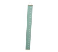 ULDIGI Toise Murale Verte Simple Design, Règle de Hauteur Amovible en Toile et Bois, Tableau de Croissance des Garçon et Filles Facile à Installer pour Chambre D'garçon et Filles