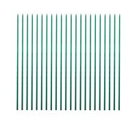 ULDIGI Tuteurs Robustes Solide en Bambou Vert pour Plantes 40 Pièces Accessoires de Jardinage Support à Plantes à Fleurs Couleur Vive Qui Ne S'efface Pas, pour Jardin et Serrage