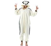 ULEEMARK Adulte Femme Homme Anime Animal Cosplay Halloween Costume Combinaison Pyjama Outfit Nuit Vetements Onesie Soiree de Deguisements Unisexe Hérisson L