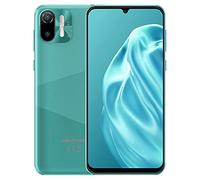 Ulefone 3G Téléphone Portable Debloqué Note 6, 8,5mm Ultra Mince Dual SIM Smartphone,Écran HD+ 6,1'',Fente pour 3 Cartes, Android 11 Go,1Go + 32Go,Caméra 2MP+5MP,Déverrouillage du Visage GPS Vert