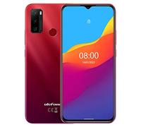 Ulefone Android 11 Téléphone Portable, Note 10 Smartphone Débloqué 4G, Double SIM + Carte SD Dédiée, Batterie 5500mAh (Charge Inverse OTG), Octa-Core 32Go, Écran HD+ 6,52’’, Empreinte Digitale Rouge