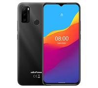 Ulefone Android 11 Téléphone Portable, Note 10 Smartphone Débloqué 4G, Double SIM + Carte SD Dédiée, Batterie 5500mAh (Charge Inverse OTG), Octa-Core 32Go, Écran HD+ 6,52’’, Empreinte Digitale Noir