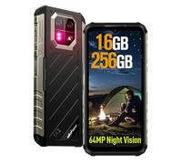 Ulefone Armor 22(256Go) Smartphone Incassable Android 14 avec 64MP Vision Nocturne, 16Go RAM/SD-512Go Telephone Portable Incassable ip68 Antichoc 6600 mAh, 6,58" FHD+ 120Hz Double SIM 4G/NFC/GPS/Noir
