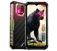 Ulefone Armor 22 (256Go) Smartphone Incassable Android 15,16Go+SD-512Go 6.58" FHD+ 120Hz 64MP+64MP Nocturne Vision 6600mAh 33W 4G Dual SIM 5G WIFI/NFC/GPS/IP69K Téléphone Étanche(Vert)