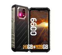 Ulefone Armor 22 Telephone Portable Incassable Android 15, 16Go+128Go Smartphone Incassable Caméra 64MP+64MP, Batterie 6600mAh/33W IP68 Robuste 6,58" FHD+ 120Hz Antichoc Double SIM 4G LTE/NFC/GPS/Noir