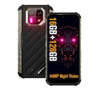 Ulefone Armor 22 Téléphone Protable Incassable Android 14, 64MP Nocturne Vision Caméra, 16Go + 128Go, 6,58" FHD+ 120Hz, 6600mAh(33W), 4G Dual SIM/NFC/GPS/IP69K/Infrared Sensor Téléphone Étanche- Noir