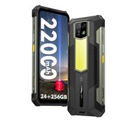 Ulefone Armor 24 Téléphone Portable Incassable 24Go+256Go, 1000LM Camping Lampe, 22000mAh Batterie 66W, Android 14 Smartphone Incassable 6.78" FHD+ 120Hz, 64MP Nocturne Vision IP68 NFC/OTG/GPS Étanche