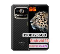 Ulefone Armor 25T Pro Telephone Portable Incassable, Android 14 Smartphone 5G à Imagerie Thermique, 12Go+256Go/SD-2To Smartphone Incassable IP68, 6500mAh, 6,78 Pouces FHD+ 120Hz, Caméra 64MP+50MP, NFC