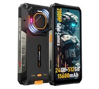Ulefone Armor 26 Ultra 5G Téléphone Portable Incassable 24Go+512Go 200MP+64MP Nocturne Vision 15600mAh/120W 6.78" FHD+ 120Hz Android 13 Smartphone Incassable 5G Dual SIM/NFC/GPS/IP68/OTG