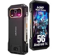 Ulefone Armor 27 Pro 5G Téléphone Portable Incassable,24Go+256Go Noir