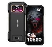 Ulefone Armor 27 Pro 5G Téléphone Portable Incassable, 6,78" FHD+ 120 Hz, Android 14, 24Go+256Go, 64MP Caméra Vision Nocturne, 10600mAh Smartphone Incassable 5G-WiFi/GPS/NFC/OTG