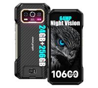 Ulefone Armor 27 Téléphone Portable Incassable, 10600mAh Smartphone Incassable 24Go+256Go/SD-2TB Android 14 Caméra 64MP+50MP+50MP+32MP, 6,78" FHD+ 120 Hz Charge Rapide 33W 4G/GPS/NFC/OTG Noir