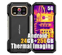 Ulefone Armor 27T Pro Thermal 5G Smartphone Portable Incassable, 24Go+256Go Android 15 Téléphone Débloqué, Imagerie Thermique + 64MP, 6.78" FHD+, 10600mAh Smartphone Etanche, 4G LTE 5G NFC OTG GPS