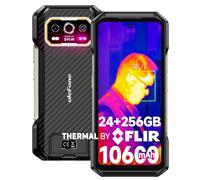 Ulefone Armor 27T Téléphone Portable Incassable avec Caméra Thermique 24Go+256Go/SD 2To Smartphone étanche IP68K Android 14, 10600 mAh, 64MP+50MP, 6,78 Pouces FHD+, 4G Double SIM, VoLTE, NFC, OTG, GPS