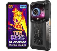 Ulefone Armor 28 Ultra Incassable 5G Imagerie Thermique AI Smartphone 32 Go + 1 To Dimensity 9300+ 10600mAh/120W 6.67" AMOLED WiFi 7 - Noir