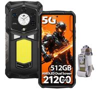 Ulefone Armor 29 Pro 5G Smartphone Incassable Imagerie Thermique 21200mAh 32GB+512GB 6.67"" Telephone Portable Android 15 NFC Noir