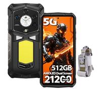 Ulefone Armor 29 Pro Téléphone Portable Incassable 5G, 32Go+512Go/SD-2To 21200mAh 120W AI Smartphone 50MP + 64MP Vision Nocturne 1000LM, 6,67" FHD+ Android 15 AMOLED+1,04" sous-écran 3-Slots/OTG/NFC