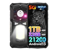 Ulefone Armor 29 Ultra Téléphone Portable Incassable 5G, 32Go+1To/SD-2To 21200mAh 120W AI Smartphone Caméra 50MP + 64MP Vision Nocturne, 6,67" FHD+ Android 15 AMOLED+1,04" Sous-écran 3-Slots/WiFi7/NFC
