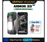 Ulefone Armor 33 4G Smartphone robuste Android 15 512 Go ROM Jusqu'à 24 Go RAM 25500 mAh NFC Charge rapide 66W 120 Hz Armor 33 4G