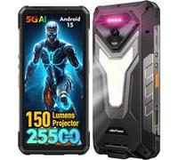 Smartphone Robuste 5G Ulefone Armor 34 Pro Android 15 32+512Go 6,95"" FHD+ 25500mAh Téléphone Portable Incassable Dural SIM/NFC Noir