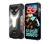Ulefone Armor 34 Téléphone Portable Incassable 5G, 32Go+512Go/SD-2To 25500mAh 66W AI Smartphone 50MP + 64MP Vision Nocturne, 6,95" FHD+ 120Hz Android 15/1100LM LED/3-Slots/4 IR LEDs Design/OTG/NFC