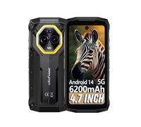 Ulefone Armor Mini 20 Pro Smartphone Incassable,Telephone Portable Android 14 5G, 4,7" Pouces HD + 90Hz Téléphone incassable 16Go+256Go/SD-2To, 6200mAh IP68 étanche 64MP Caméra, Double SIM GPS/NFC/OTG