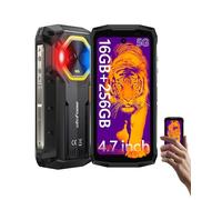 Ulefone Armor Mini 20T Pro 5G Portable Incassable, 16Go+256Go Smartphone Android 14, Ecran 4.7'' Imagerie Thermique, 50MP+32MP 6200mAh 33W, IP68/IP69K/Dual SIM/NFC/GPS/OTG