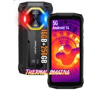 Ulefone Armor Mini 20T Pro 5G Téléphone Portable Incassabl,16Go+256Go, 64MP Imagerie Thermique, Noir