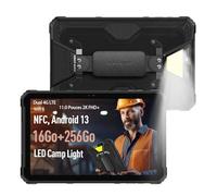 Ulefone Armor Pad 2 Tablette Incassable, 750LM Camping Lampe, 2.4K FHD+, 16Go+256Go/TF 2To, 18600mAh/ 33W, 11 Pouces Tablet, IP68 Robust, Caméra 48MP, Étanche Double SIM Tablette, 4G LTE/NFC/GPS/OTG