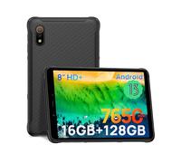 Ulefone Armor Pad Pro Tablette Tactile 16Go + 128Go/SD-2048Go Android 13, Tablettes Incassable 8,0 Pouces, Batterie 7650mAh, 48MP Caméra, Mini Tablette Double SIM 4G IP68/IP69K/GPS/NFC/3 Card Slots