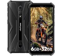 Ulefone Armor X12 Telephone Portable Incassable 6Go+32Go ROM/256Go Extensible, Android 13, Téléphone Étanche 5.45" HD+, 13MP+8MP Caméra, Smartphone Antichoc 4860mAh, 4G Dual SIM/NFC/GPS/IP69K-Noir