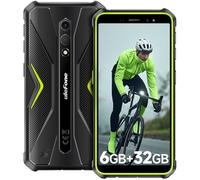 Ulefone Armor X12 Telephone Portable Incassable Android 13, 6Go+32Go ROM/256Go Extensible, Téléphone Étanche 5.45" HD+, 13MP+8MP Caméra, Smartphone Antichoc 4860mAh, 4G Dual SIM/NFC/GPS/IP69K-Vert
