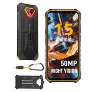 Ulefone Armor X13 Téléphone Portable Incassable Android 15, 50MP+24MP Nocturne Vision, 12Go+64Go/SD 256Go, 6320mAh Batterie, 8-Core, 6,52" HD+, Smartphone Incassable 4G Dual SIM/Face ID/GPS/NFC