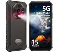 Ulefone Armor X16 Pro Smartphone Incassable 5G 10360mAh 16Go+256Go IP68 6.56" NFC Noir Noir