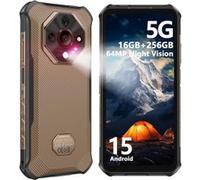 Smartphone Robuste 5G Ulefone Armor X16 Pro 16Go+256Go 6.56"" 10360mAh Telephone Portable Incassable 64MP Double SIM/AI/NFC/GPS Or