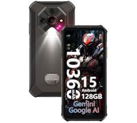 Ulefone Armor X16 Smartphone Robuste 5G 12Go+128Go 6,56"" 10360mAh Smartphone Android 15 48MP Vision Nocturne Dural SIM/NFC Noir