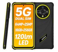 Ulefone Armor X31 Pro 5G Smartphone Incassable, Caméra 64MP+25MP (Vision Nocturne et Lampe Torche Antireflet), 5G 16GB+256GB, 6,56" HD+ 120Hz, Android 14 IP68 Téléphone Étanche, GPS NFC Vert