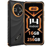 Ulefone Armor X31 Pro Smartphone Robuste 5G 16Go+256Go 6.56'' FHD+ Téléphone Incassable Android 14 64MP Vision Nocturne NFC Orange