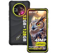 Ulefone Armor X31 Smartphone Incassable 12Go+128Go Android 14 Téléphone Incassable 6050mAh IP69K Étanche 6.56" 90Hz, Caméra AI 48MP+20MP, 4G Dual SIM IP68 Smartphone Antichoc NFC/Face ID/OTG/GPS/Vert