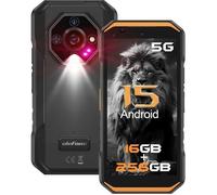 Ulefone Armor X32 Pro 5G Téléphone Portable Incassable 16Go+256Go/2TB 5,65"" Smartphone 5500mAh 64MP Vision Nocturne 3-Slots Orange