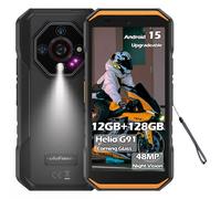 Ulefone Armor X32 Smartphone 16Go+128Go/2To 48MP+20MP Vision Nocturne, MTK G91 Actualisable Android 15 5.65'' Corning Glas Smartphone etanche Dual Sim/NFC/Empreinte digitale-Orange