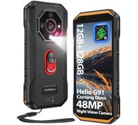 Ulefone Armor X32 telephone portable Incassable, 12Go+128Go/2To 48MP+20MP Vision Nocturne, MTK G91 Actualisable Android 15 5.65'' Corning Glas Smartphone étanche Dual Sim/NFC/Empreinte digitale-Orange