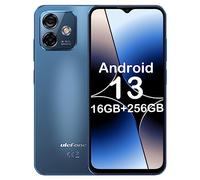 Ulefone Note 16 Pro Android 13 Telephone Portable Pas Cher, 16Go RAM+256Go ROM, Écran 6.52" HD+,Batterie 4400mAh, Caméra 50MP+8MP, Smartphone Pas Cher 4G Dual SIM/Face ID/GPS/OTG/2Ans Garantie