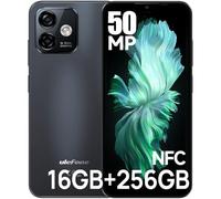 Ulefone Note 16 Pro Téléphone Portable 16Go+256Go/TF-256Go, Smartphone 4-Core, Caméra 50MP+8MP, Écran 6.52" HD+, 4400mAh,Android 13, 4G Dual SIM/WiFi/GPS/OTG/Face ID/Fingerprint/NFC/2Ans Garantie-Noir