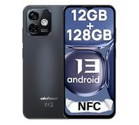 Ulefone Note 16 Pro Téléphone Portable 2024, 12Go + 128Go/SD-256Go, Smartphone Android 13, 6,52" HD+, Caméra 50MP, 4400mAh, 4G Dual SIM/NFC/WiFi/GPS/OTG/Face ID/Fingerprint/2Ans Garantie Noir