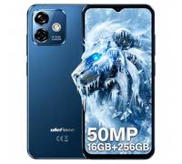 Ulefone Note 16 Pro Telephone Portable, 50MP+8MP Telephone Portable Pas Cher, 16Go+128Go Octa Core Smartphone Pas Cher, 6.52" HD+ 4G Dual SIM Téléphone, NFC/Face ID/Fingerprint/GPS/OTG, Bleu