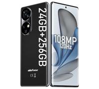 Ulefone Note 17 Pro Smartphone sans contrat, écran incurvé 2,4 K Amoled 120 Hz, appareil photo 108 MP + 32 MP Android 13, 24 Go + 256 Go Helio G99 avec charge rapide de 33 W, 6,78" FHD+ batterie 5050