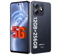 Ulefone Note 18 Ultra Téléphone Portable 5G, 12Go+256Go/TF-2TB, Smartphone Android 13, Caméra 50MP+50MP+32MP, Écran 6.78" FHD+, 5450mAh 18W Charge Rapide, Dual SIM/NFC/GPS/OTG/2Ans Garantie Noir