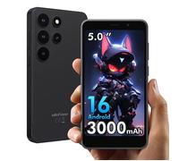 Ulefone Note 22 mini Smartphone 5.0"" Écran ,4G Android 16 Téléphone, 20Go+32Go Double SIM,3000mAh (Noir)